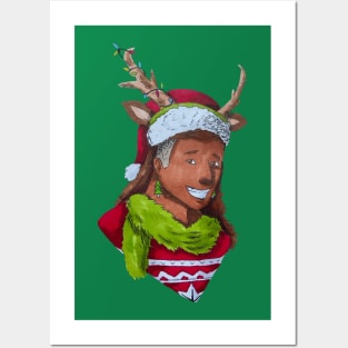Christmas costume Posters and Art